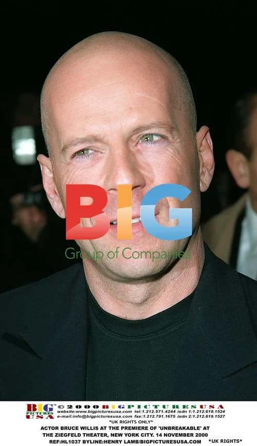Bruce Willis at 'Unbreakable' Premiere
