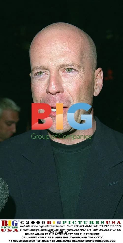 Bruce Willis at 'Unbreakable' Premiere After Party