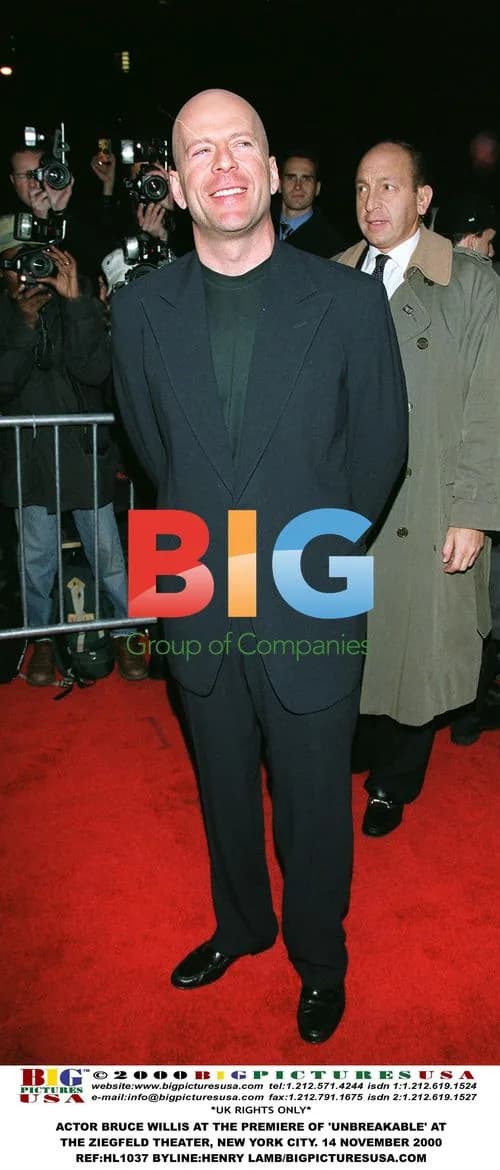 Bruce Willis at 'Unbreakable' Premiere