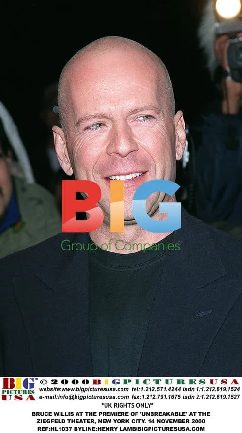Bruce Willis at 'Unbreakable' Premiere