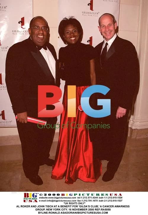 Al Roker and John Tisch at Gilda's Club Benefit