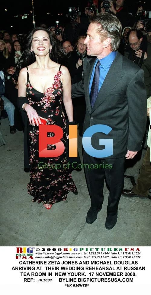 Catherine Zeta-Jones and Michael Douglas at Wedding Rehearsal