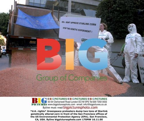 Greenpeace protest at EPA over Starlink corn
