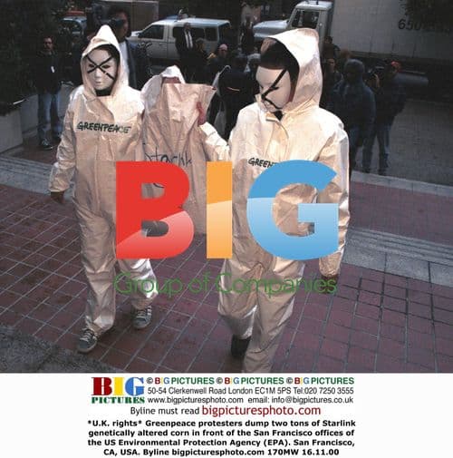 Greenpeace Protests Genetically Altered Corn at EPA