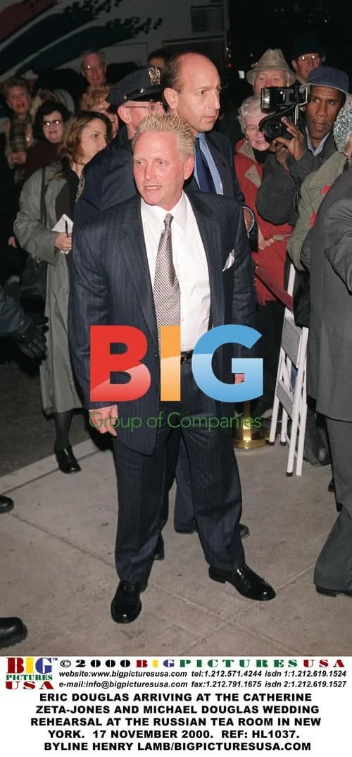 Eric Douglas at Zeta-Jones/Douglas wedding rehearsal