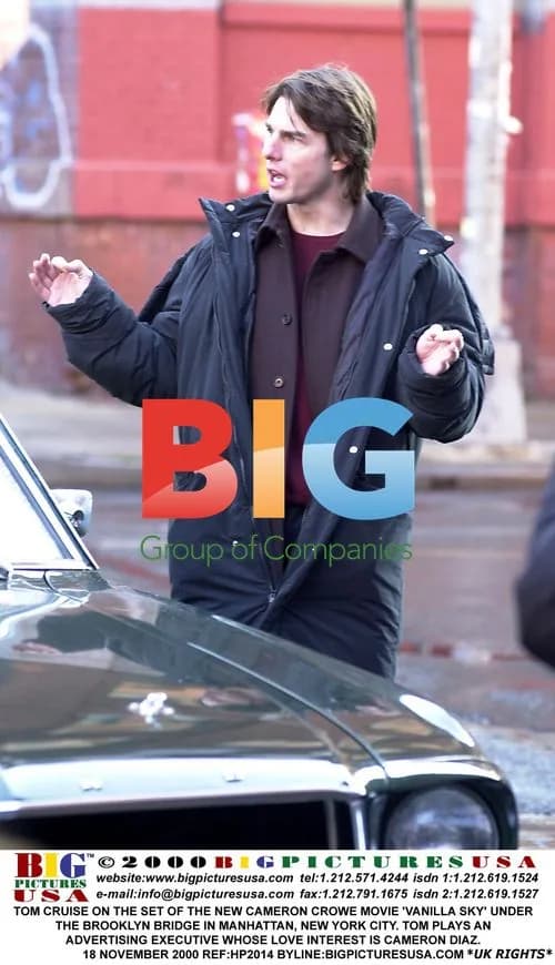 Tom Cruise on set of 'Vanilla Sky'