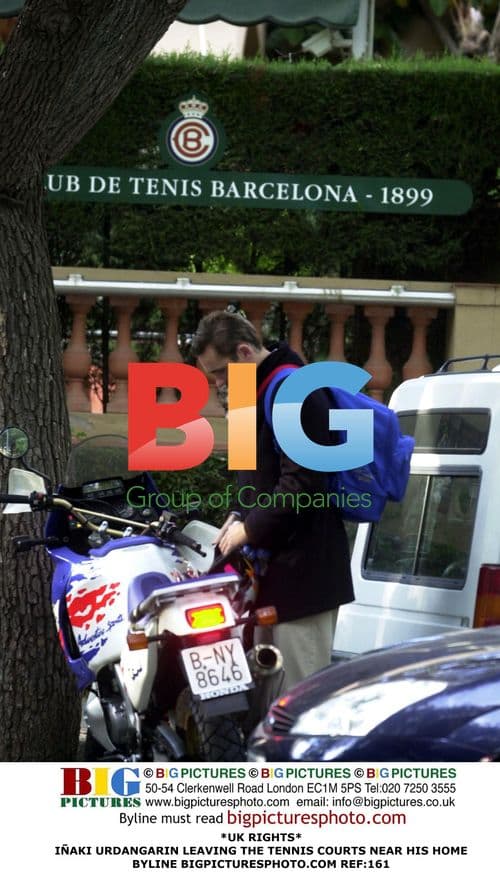 IAKI URDANGARIN Leaving Tennis Courts