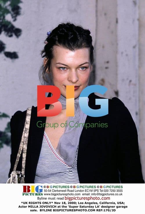 Milla Jovovich at Super Saturday LA Garage Sale