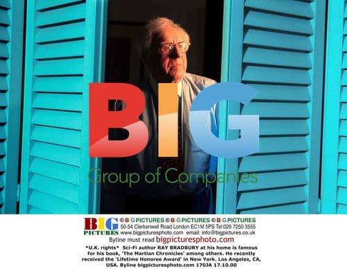 Ray Bradbury at Home in LA