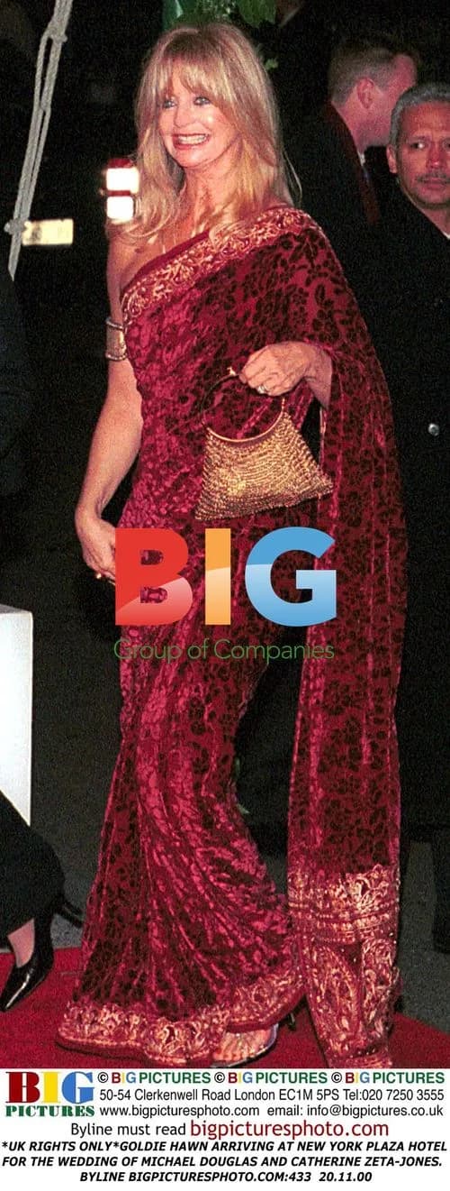 Goldie Hawn at Douglas-Zeta-Jones Wedding