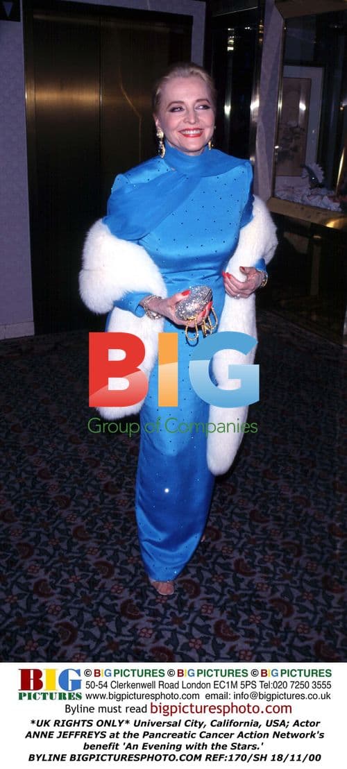 Anne Jeffreys at Pancreatic Cancer Benefit