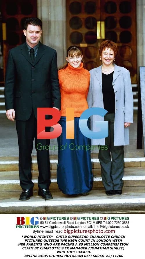 Charlotte Church Outside High Court
