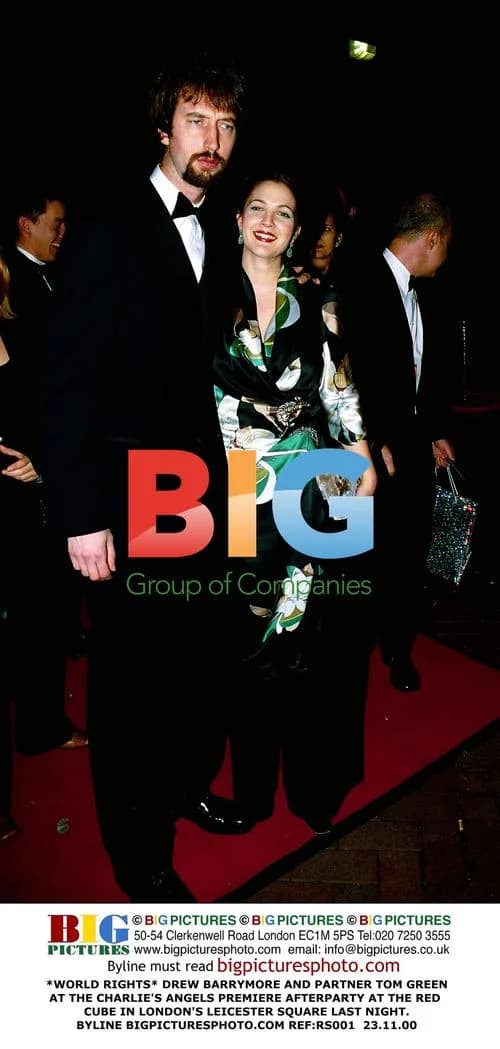 Drew Barrymore and Tom Green at Charlie's Angels Afterparty