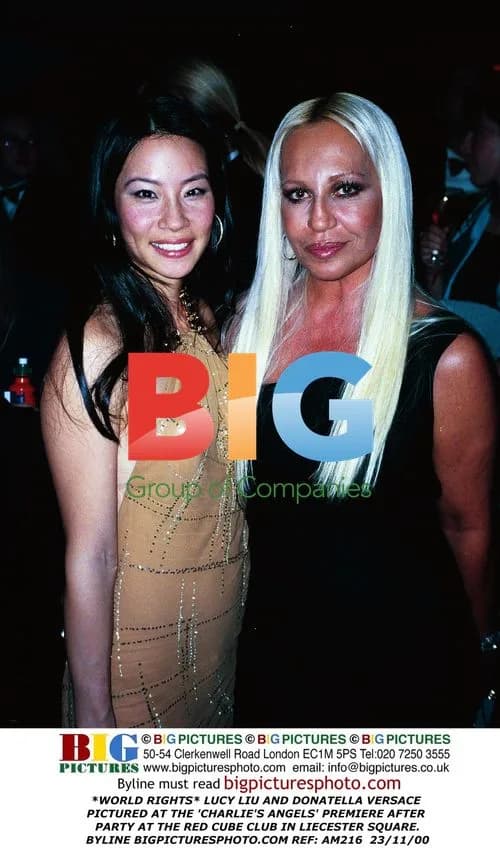 Lucy Liu and Donatella Versace at 'Charlie's Angels' Premiere Party