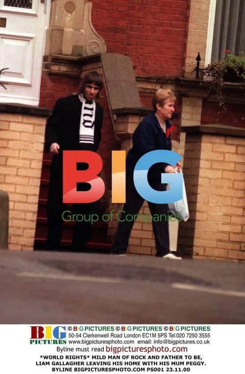 Liam Gallagher Leaves Home With Mum Peggy