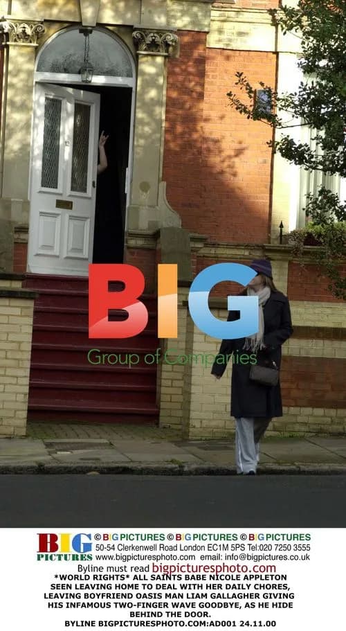 Nicole Appleton Leaving Home, Liam Gallagher Waving Goodbye