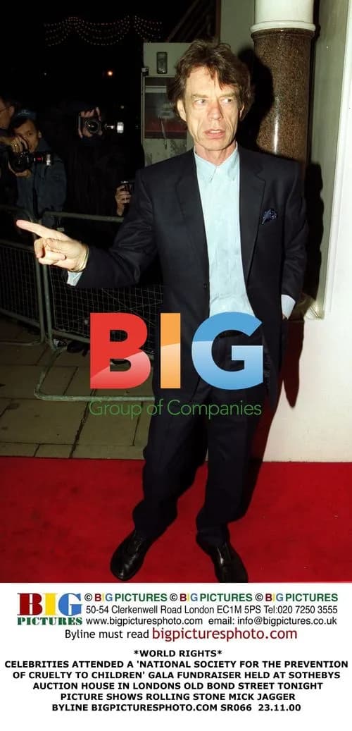Mick Jagger at NSPCC Gala
