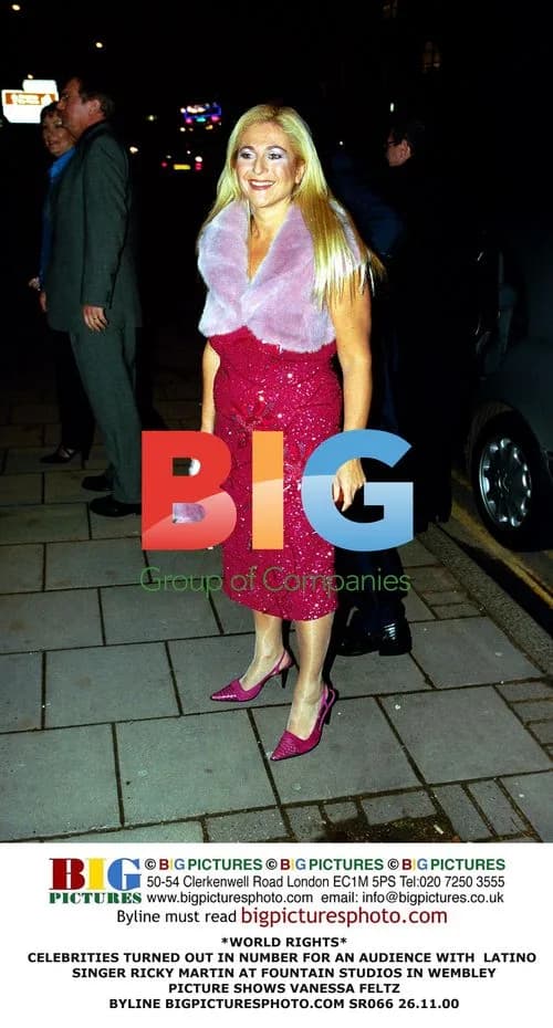 Vanessa Feltz at Ricky Martin event