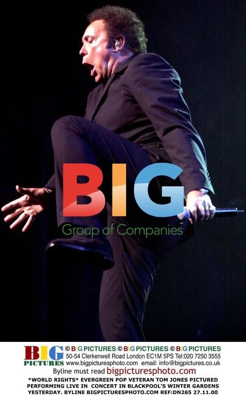 Tom Jones Performs Live in Blackpool
