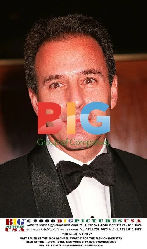 Matt Lauer at 2000 'Michael Awards' in New York