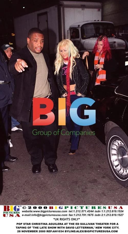 Christina Aguilera at 'The Late Show'