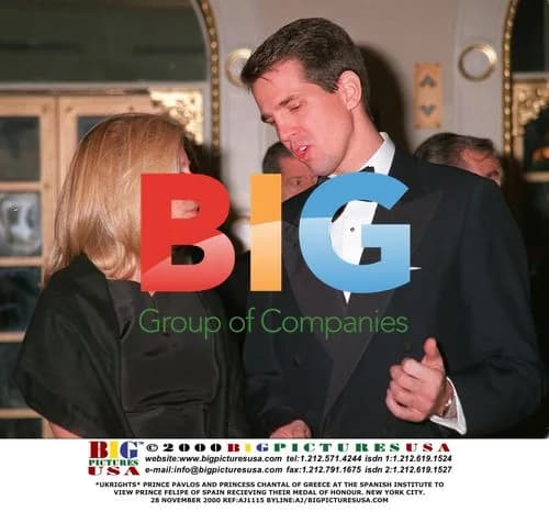 Prince Pavlos and Princess Chantal at Spanish Institute