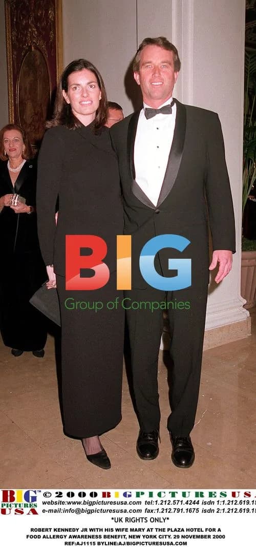 Robert Kennedy Jr. and wife at allergy benefit