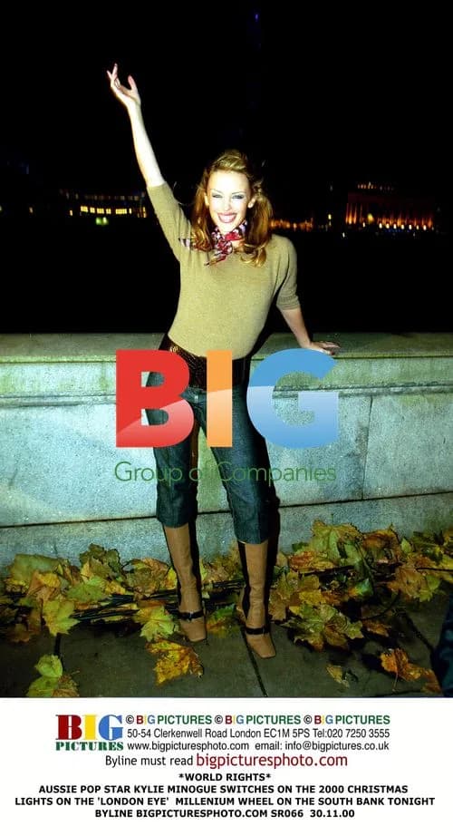 Kylie Minogue Lights Up London Eye