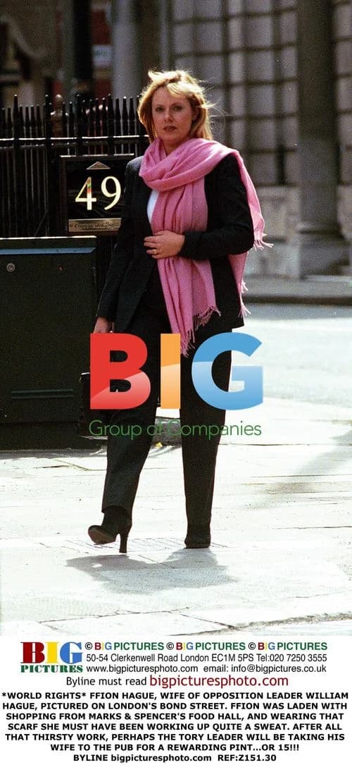 Ffion Hague Shopping in London