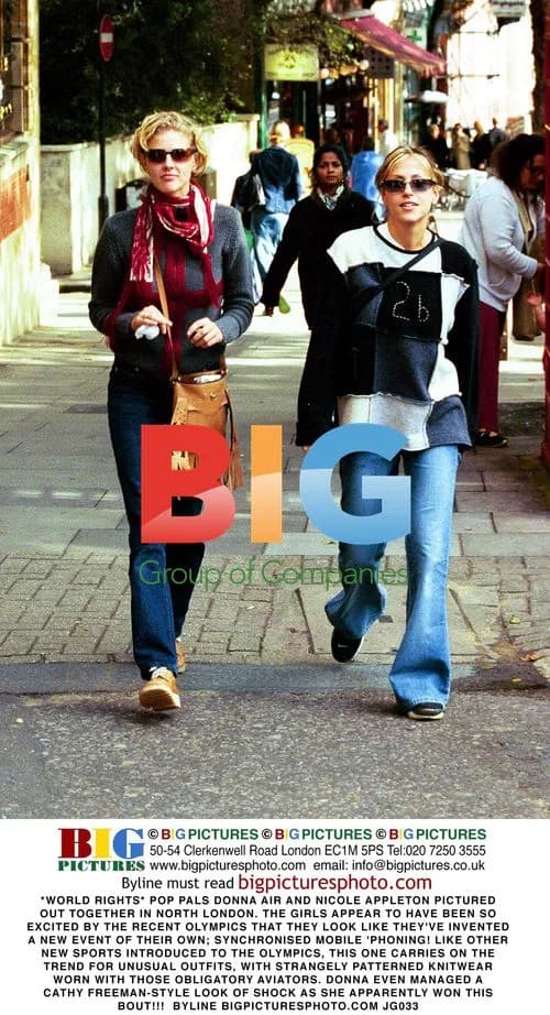 Donna Air and Nicole Appleton Spotted in North London