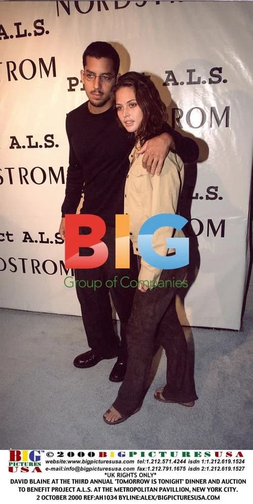 David Blaine at Project A.L.S. Dinner