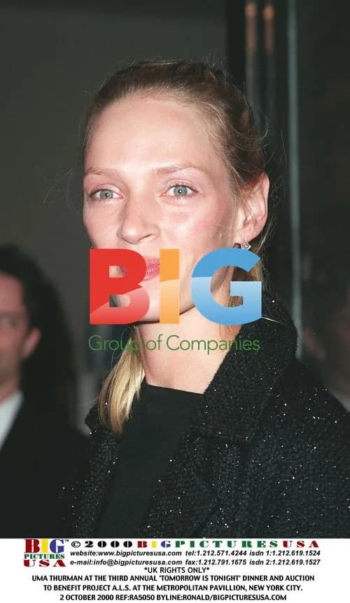 Uma Thurman at Project A.L.S. Dinner, NYC