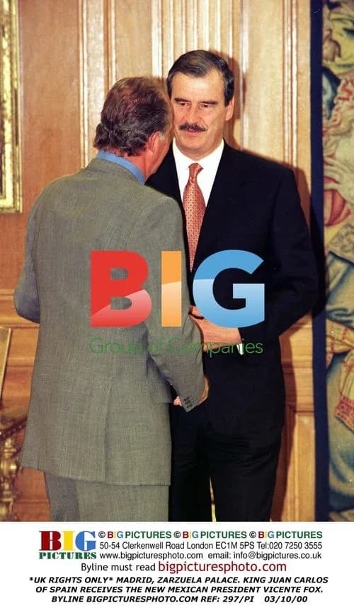 King Juan Carlos Receives Mexican President