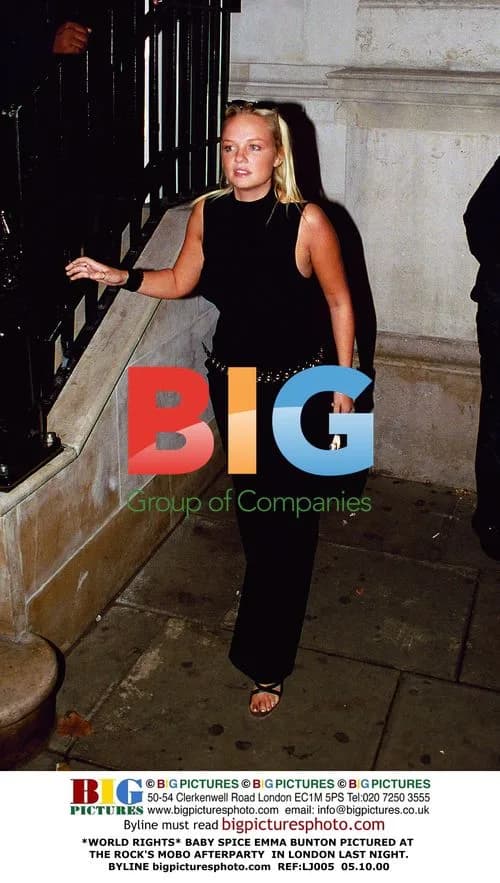 Baby Spice Emma Bunton at MOBO Afterparty