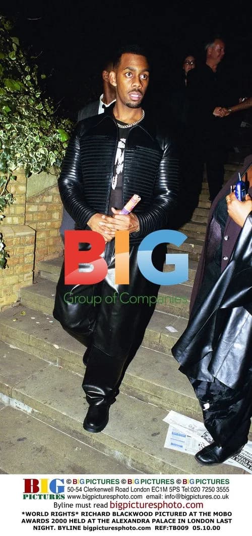 Richard Blackwood at MOBO Awards 2000