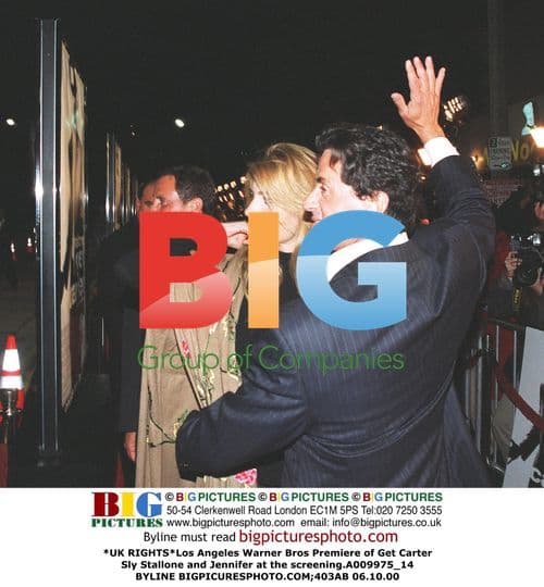 Sly Stallone and Jennifer at Get Carter Premiere