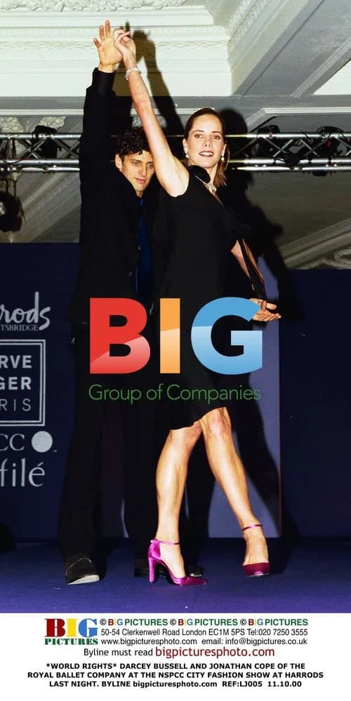 Darcey Bussell and Jonathan Cope at NSPCC Fashion Show