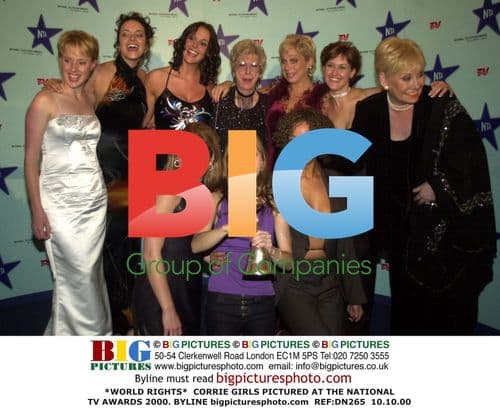 Coronation Street Cast at National TV Awards 2000