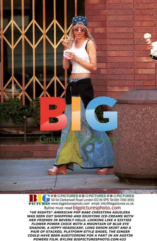 Christina Aguilera Seen Shopping in Beverly Hills