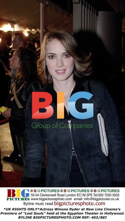 Winona Ryder at "Lost Souls" Premiere