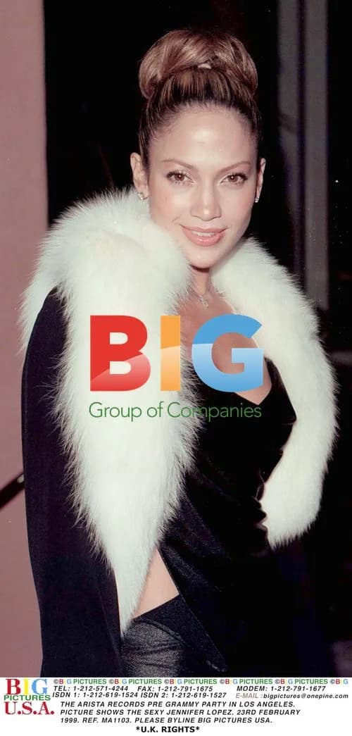 Jennifer Lopez at Arista Records Pre-Grammy Party