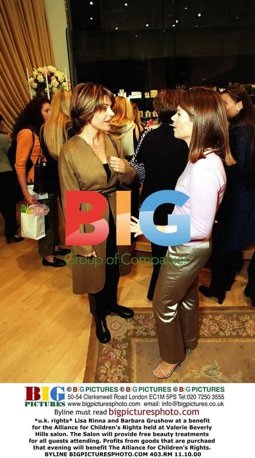 Lisa Rinna and Barbara Grushow at Children's Rights Benefit