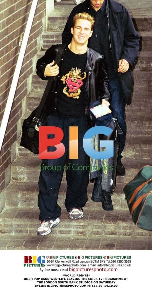 Westlife leaving CD:UK TV studio