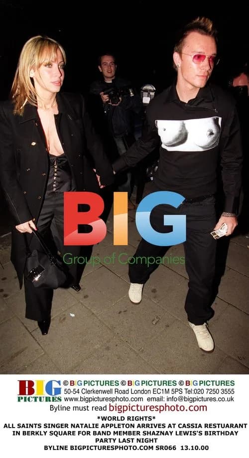 Natalie Appleton Arrives at Shazi Birthday Party