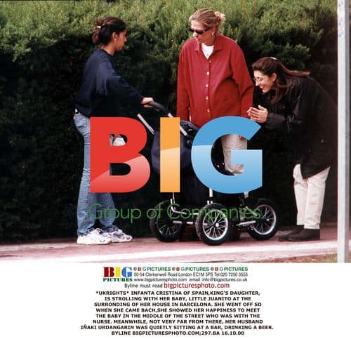 Infanta Cristina of Spain with Baby