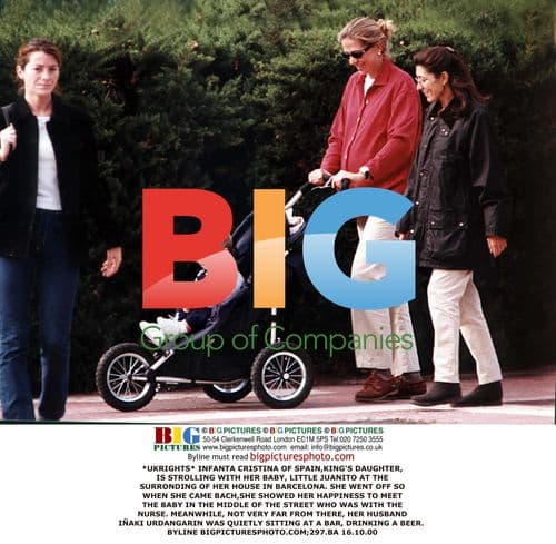 Infanta Cristina of Spain with Baby