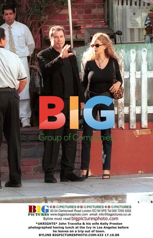 John Travolta & Kelly Preston Lunch at Ivy