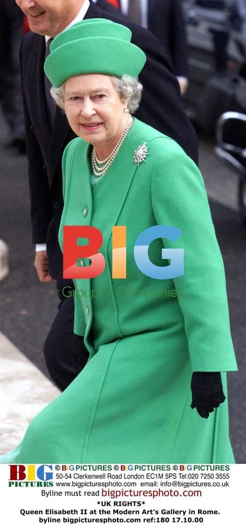 Queen Elizabeth II at Modern Art's Gallery in Rome