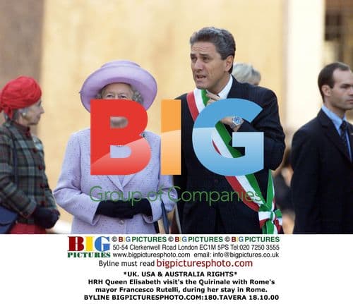 Queen Elisabeth visits Quirinale in Rome