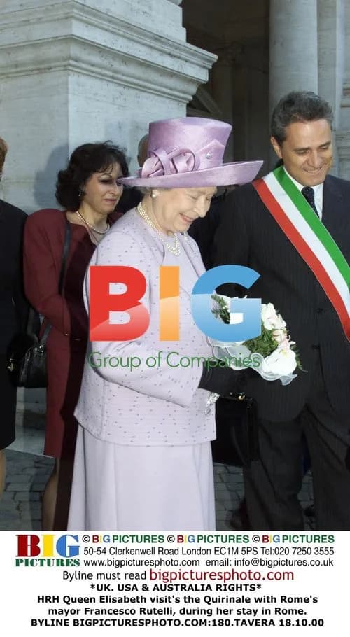 Queen Elisabeth visits Quirinale with mayor